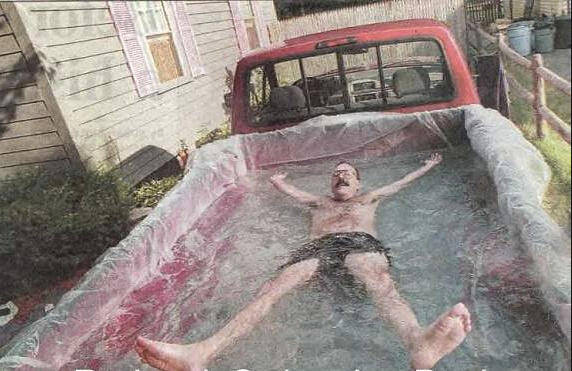 The swimming pool for the manliest man.