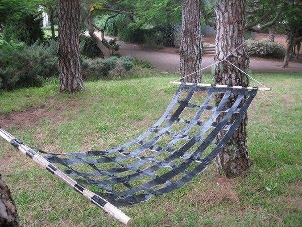 A hammock that's probably quite durable.