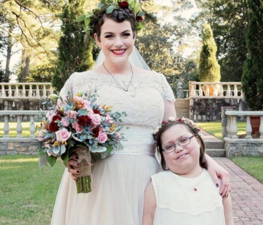However, Abby had made a promise to be someone's flower girl and she was determined to honor that request.