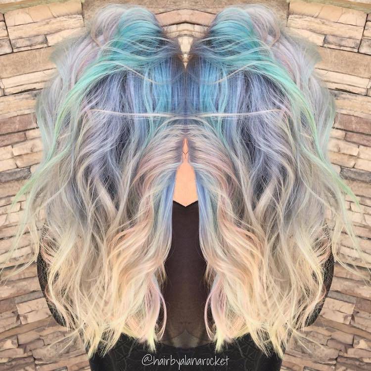 People have always loved to play with color on their hair -- so far we've seen gradient blends, rainbow manes, mermaid hair, granny hair, and others. But there's a new trend in town that we can't get enough of. 