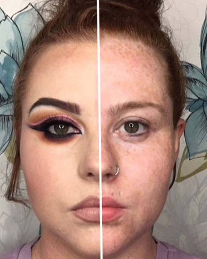 Make up artist ξεκίνησε μια πρόκληση που δείχνει την ομορφιά των γυναικών πριν και μετά το μακιγιάζ (7)