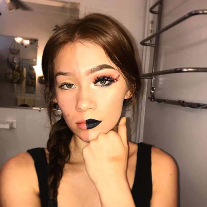 Make up artist ξεκίνησε μια πρόκληση που δείχνει την ομορφιά των γυναικών πριν και μετά το μακιγιάζ (12)