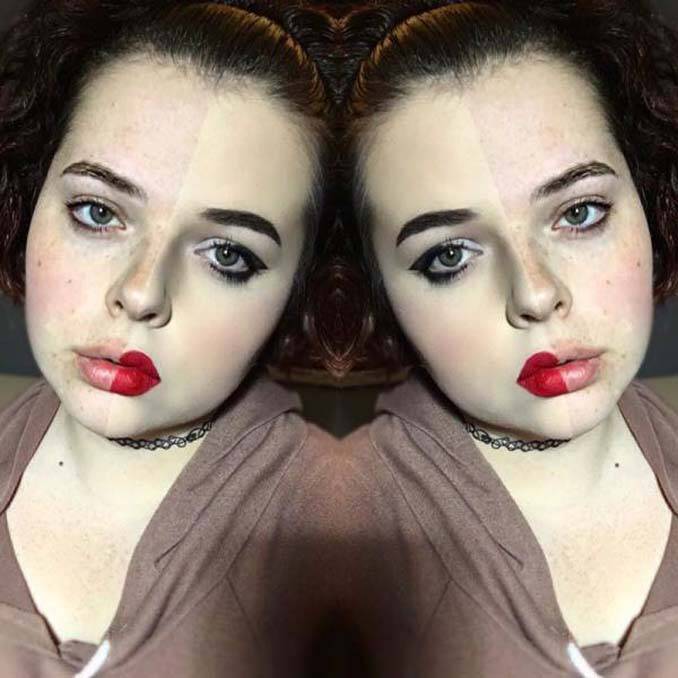 Make up artist ξεκίνησε μια πρόκληση που δείχνει την ομορφιά των γυναικών πριν και μετά το μακιγιάζ (16)