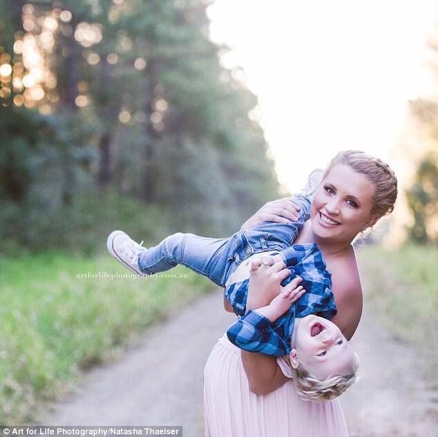 The 27-year-old mother shares a two-year-old son named Noah with her husband Elliott