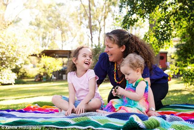 Against all odds, Rachel (pictured with her doting mother Rhonda and her four-year-old sister Rebekkah) is now a healthy schoolgirl who loves playing sports