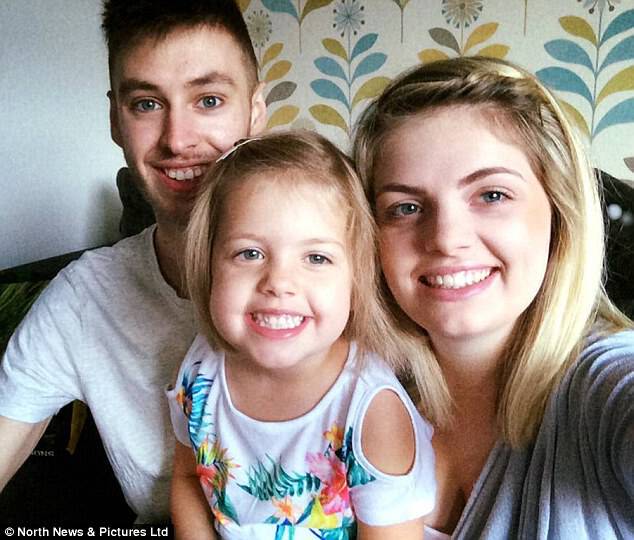 Despite his illness, the young family can now look forward to their new life together
