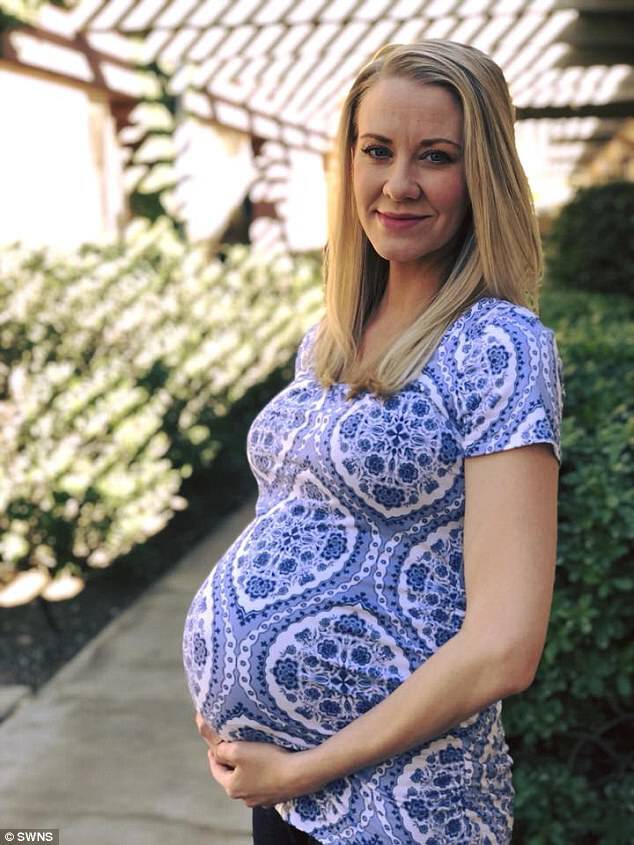 Trouble: With her previous pregnancies, Jamie suffered from hyperemesis gravidarum, which causes extreme morning sickness and weight loss, but luckily doesn't have it this time