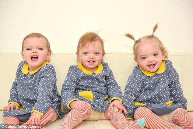 The triplets have been in and out of hospitals due to different illnesses, but Rebecca says they are 'doing well' now