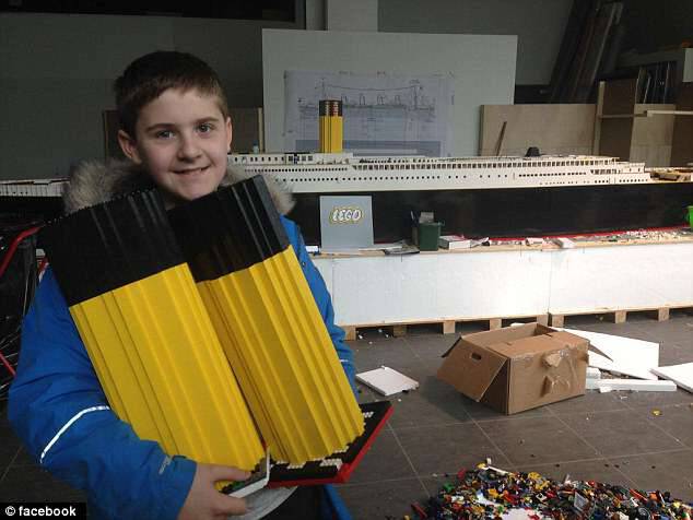 Overall it tookÂ Brynjar nearly a year to make and required more than 56,000 bricks to finish it