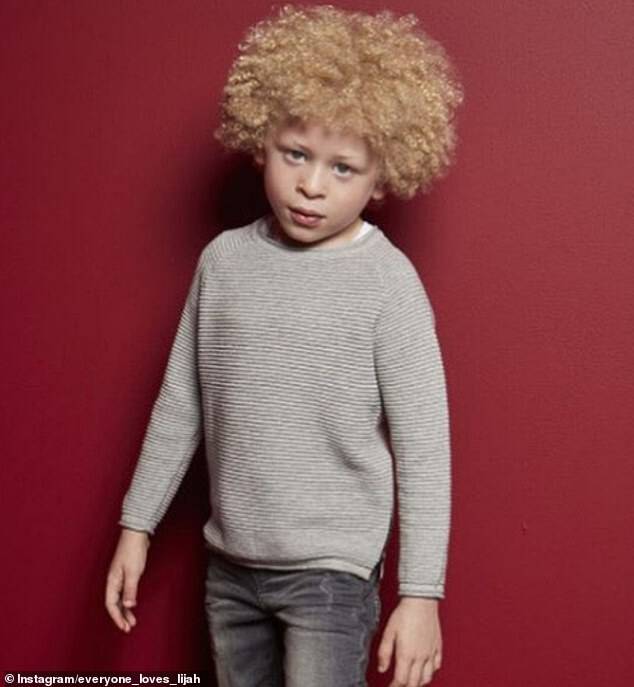Elijah has since signed to a modelling agency and is now the face of Primark's childrenswear range, pictured. She said the experience has given him a newfound sense of confidenceÂ 