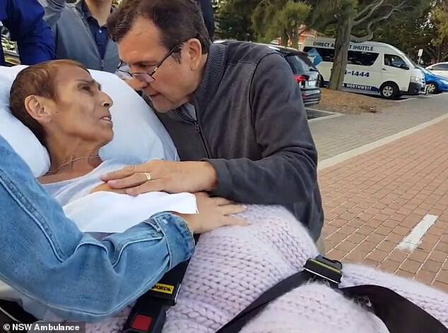 Stricken with cancer, grandmotherÂ Carmen Leon de la Barra fulfilled her dying wish with her husband Antonio (together)