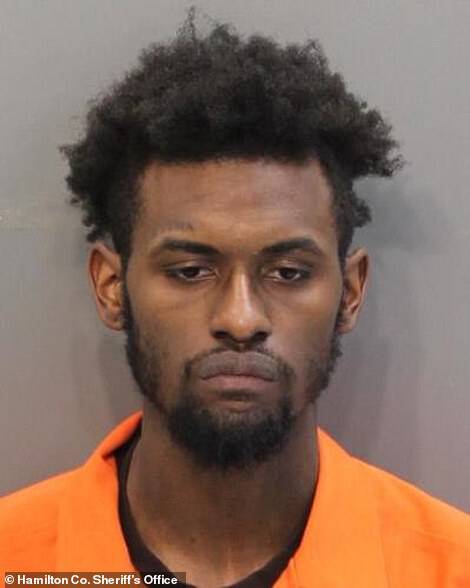 D'Marcus White, 20, has been charged with criminal homicide in Sharifi's death. He is seen above in his mugshot